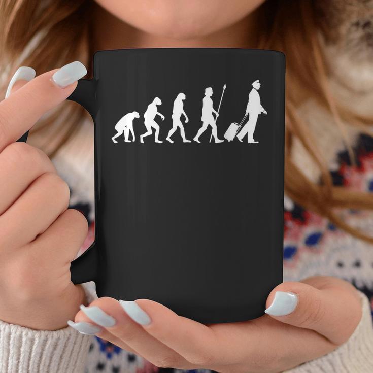 Pilot Evolution Of Flying Aviation Coffee Mug Unique Gifts