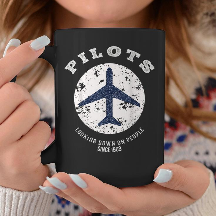 Pilot Quote Retro Airplane Vintage Aircraft Aviators Coffee Mug Unique Gifts