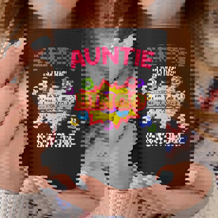 Player Auntie Is My Name Bingo Is My Game Cute Family Coffee Mug Personalized Gifts