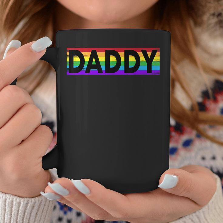 Pride Daddy Proud Gay Lesbian Lgbt Father's Day Coffee Mug Unique Gifts
