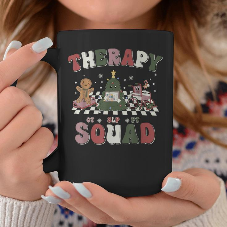 Therapy Squad Slp Ot Pt Team Christmas Therapy Squad Coffee Mug Funny Gifts
