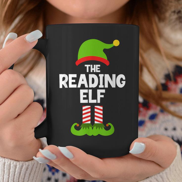 The Reading Elf Christmas Matching Party Book Reader Coffee Mug Unique Gifts