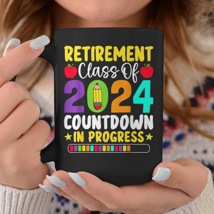 Retirement Class Of 2024 Countdown In Progress Teacher Coffee Mug Funny Gifts