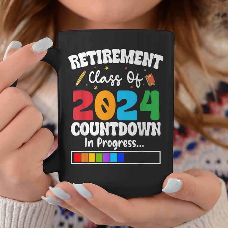 Retirement Class Of 2024 Countdown In Progress Teacher Coffee Mug Unique Gifts