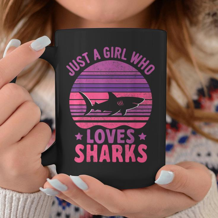 Shark Just A Girl Who Loves Sharks Coffee Mug Personalized Gifts