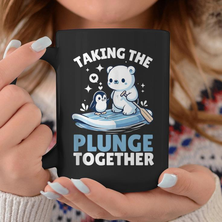 Taking The Plunge Together Polar Bear Plunge Coffee Mug Unique Gifts