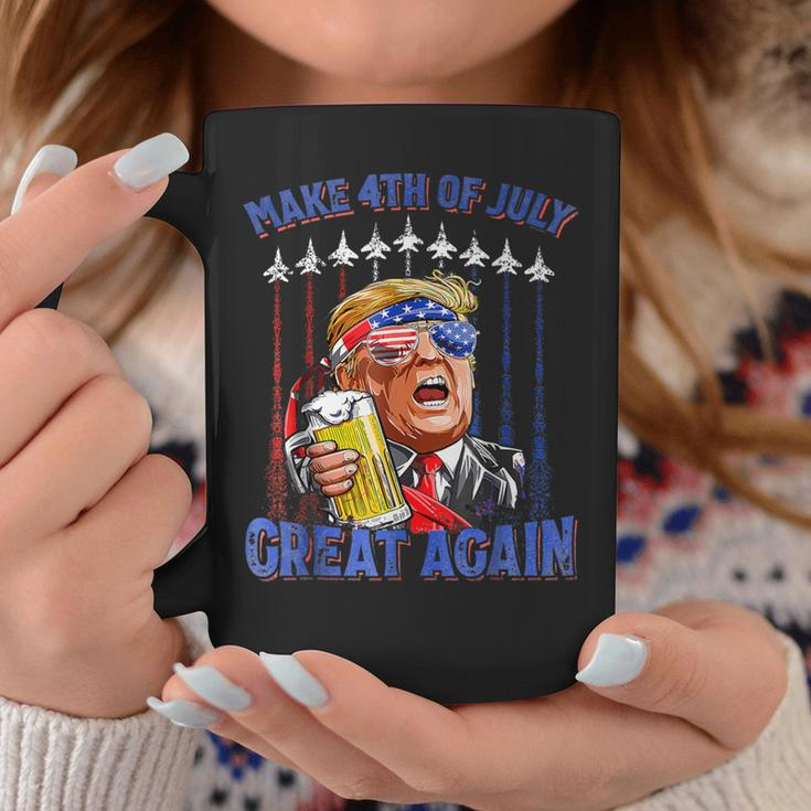 Trump Make 4Th Of July Great Again Drinking Beer Coffee Mug Unique Gifts
