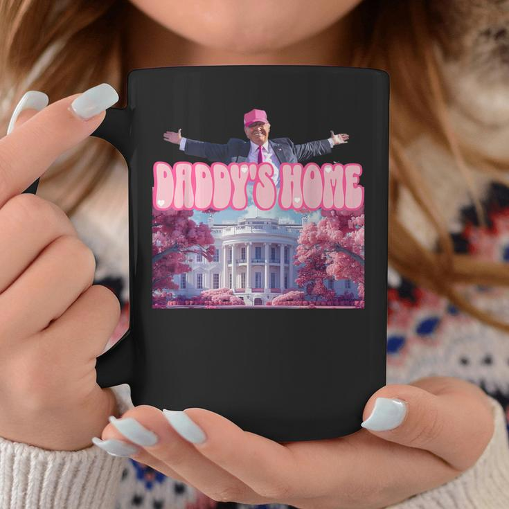 Trump Take America Back Daddy's Home Trump Pink 2024 Coffee Mug Unique Gifts