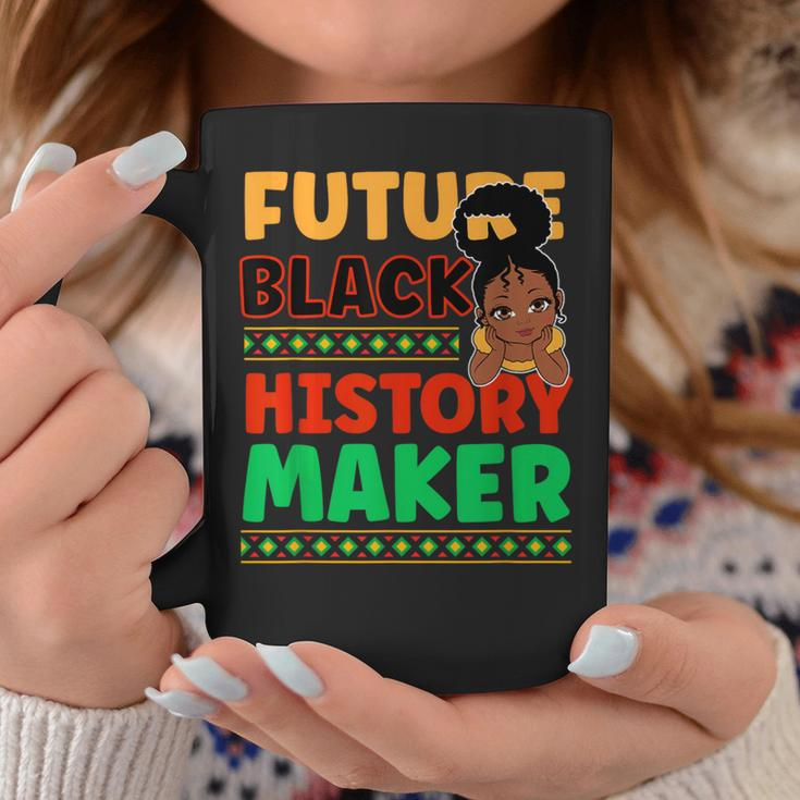 Future Black History Maker Proud African American Afro Girl Coffee Mug Unique Gifts