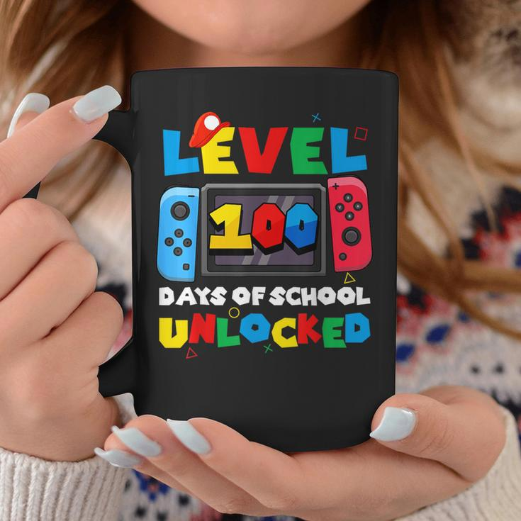 Game Controller Level 100 Days Of School Unlocked Boys Coffee Mug Unique Gifts