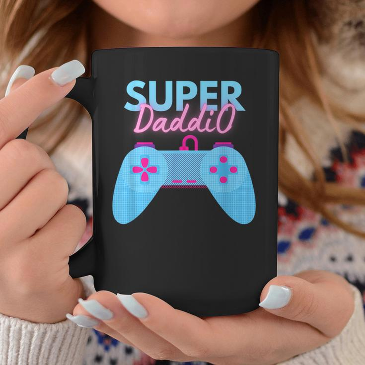 Gamer Dad Super Daddio Father's Day Coffee Mug Funny Gifts