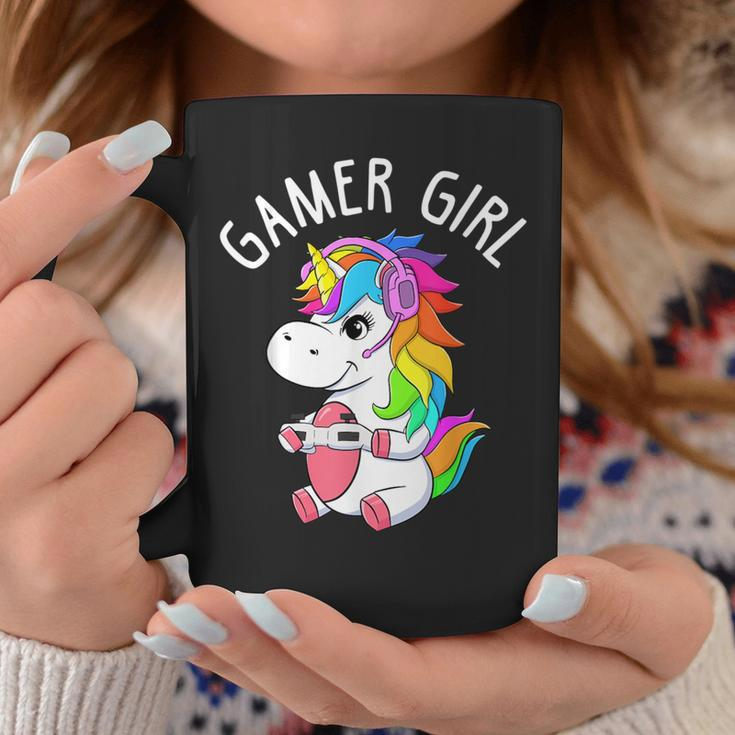 Gamer Girl Gaming Unicorn Cute Video Game Girls Coffee Mug Personalized Gifts