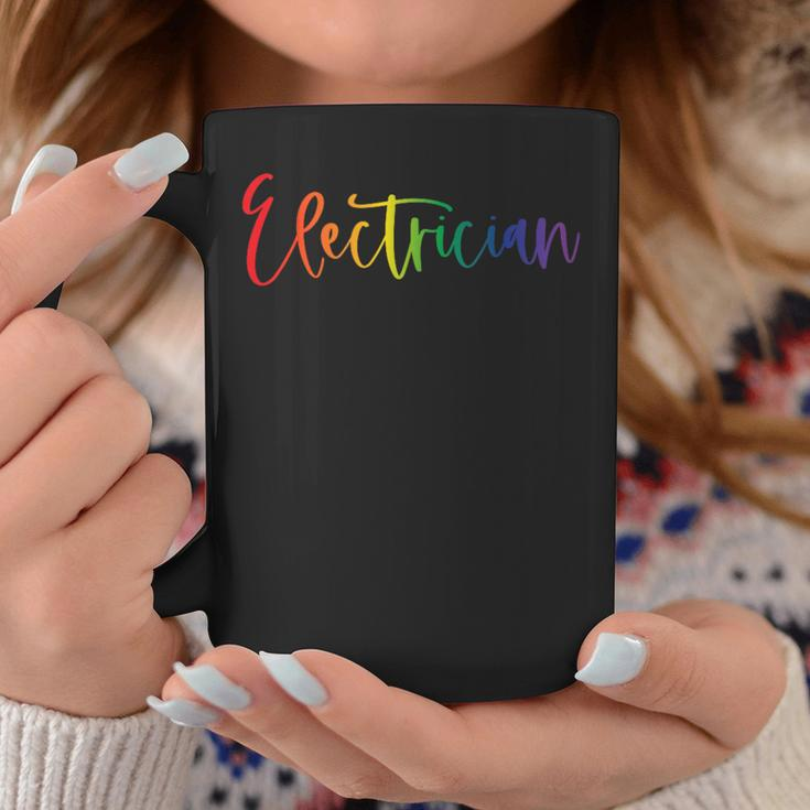 Gay Lesbian Transgender Pride Electrician Lives Matter Coffee Mug Unique Gifts