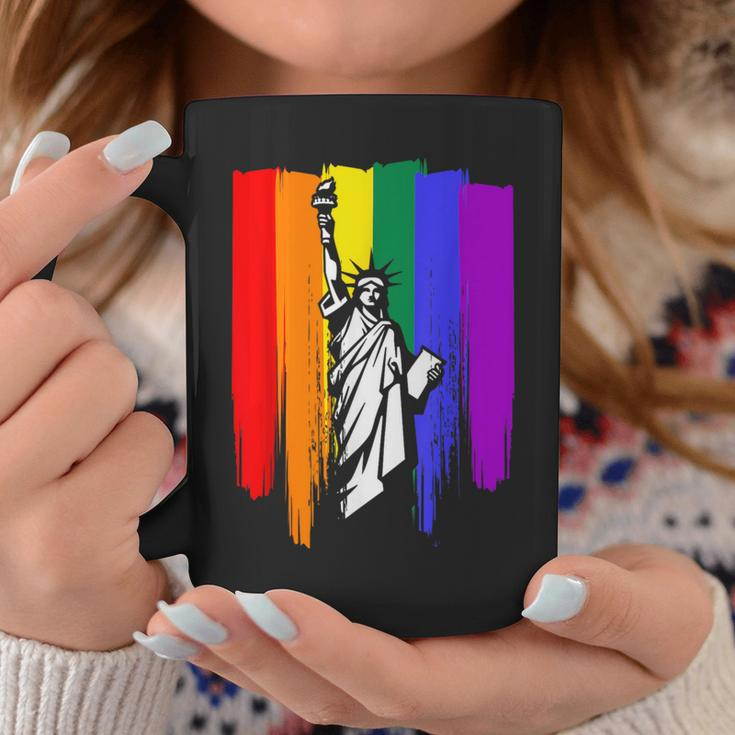 Gay Pride New York Lgbt Statue Of Liberty For New Yorker Coffee Mug Unique Gifts