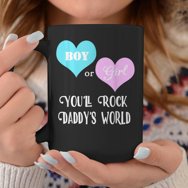 Gender Reveal Boy Or Girl You'll Rock Daddy's World Coffee Mug Unique Gifts