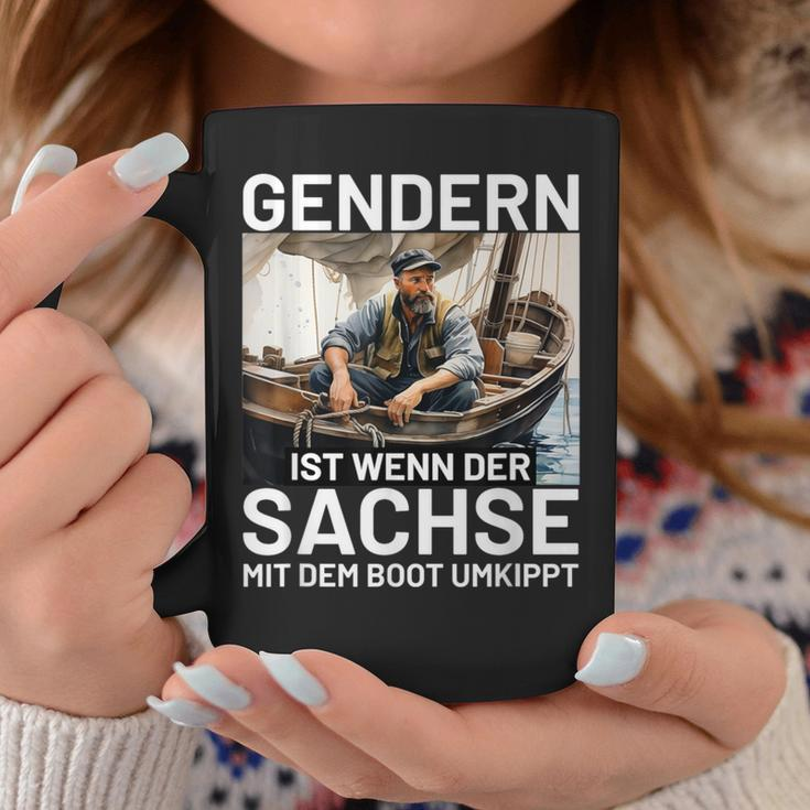 Gendern Ist Wenn Der Sachse Mit Dem Boot Umkippt Sächsisch Tassen Lustige Geschenke