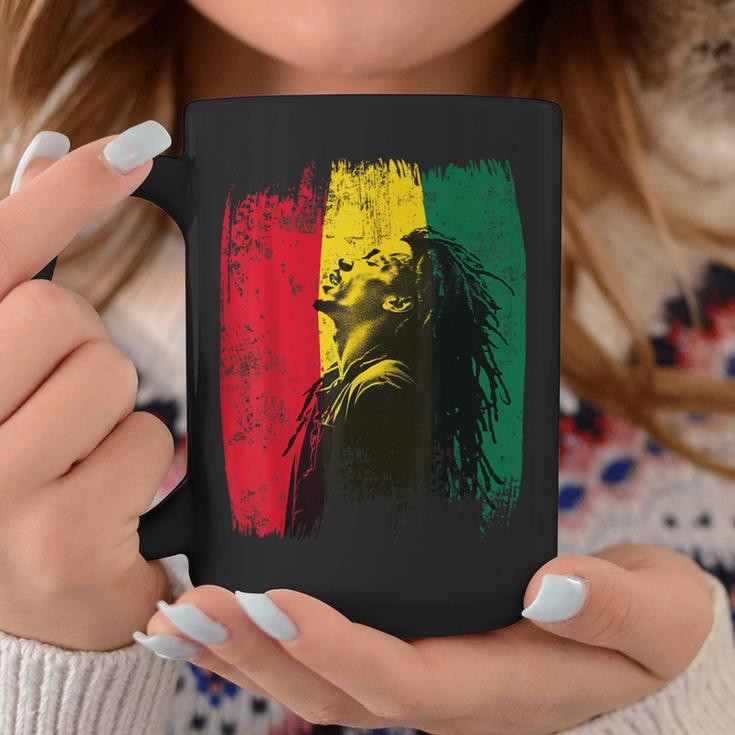 Ghanaian Flag Rastamann Reggae Dreadlocks Rasta Colors Coffee Mug Unique Gifts