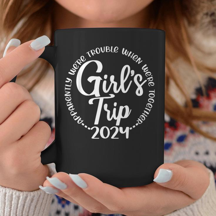 Girl's Trip 2024 Weekend Vacation Girls Trip Coffee Mug Personalized Gifts