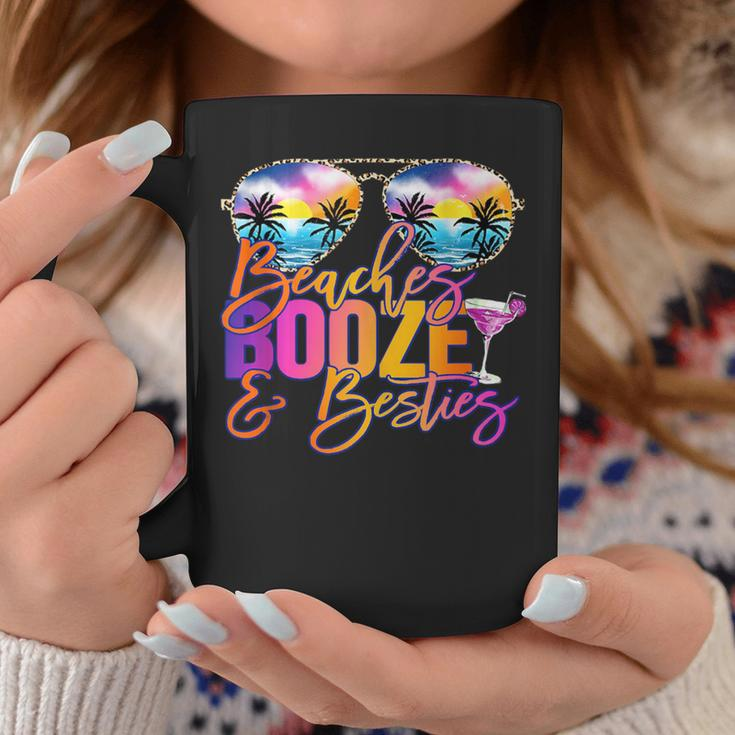 Girls Trip Matching Beaches Booze & Besties Coffee Mug Unique Gifts