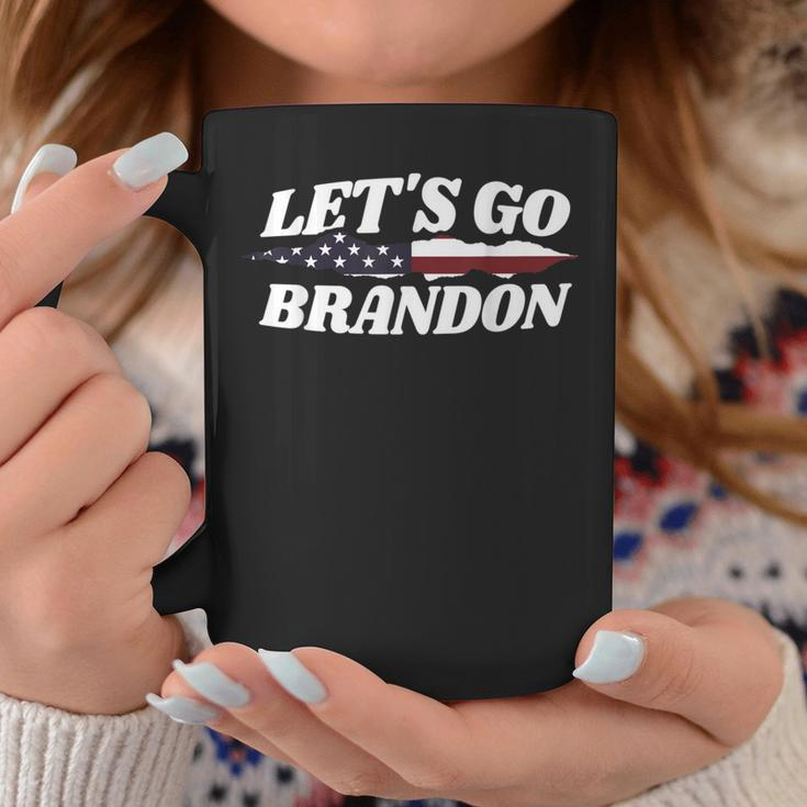 Lets Go Brandon Us Flag Men Women Vintage Coffee Mug Unique Gifts