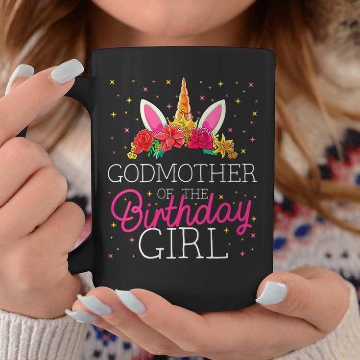 Godmother Of The Birthday Girl Unicorn Godparents Matching Coffee Mug Unique Gifts