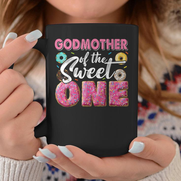 Godmother Of Sweet One 1St Bday Party Matching Family Donut Coffee Mug Personalized Gifts
