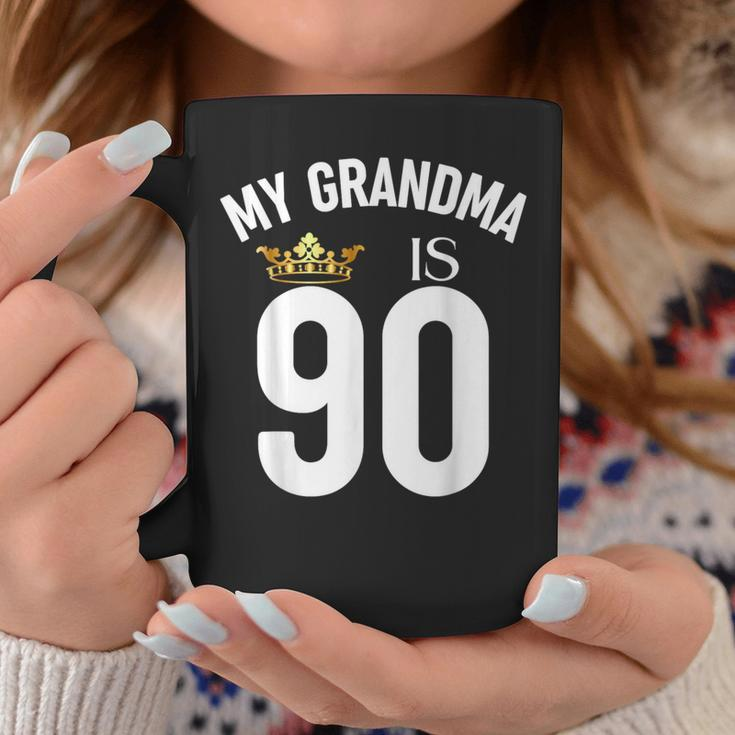 My Grandma Is 90 90Th 90 Years Old Mama Mum Mother Mom Coffee Mug Personalized Gifts