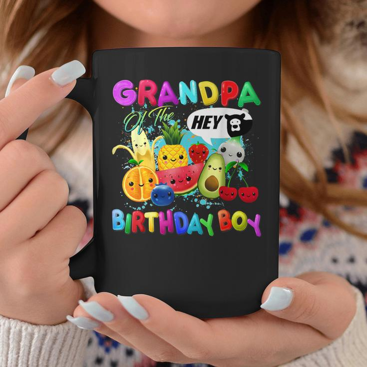 Grandpa Of The Birthday Boy Family Fruit Birthday Party Coffee Mug Funny Gifts