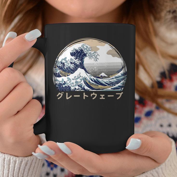 The Great Wave Kanagawa Japanische Kunst Große Welle Tassen Lustige Geschenke