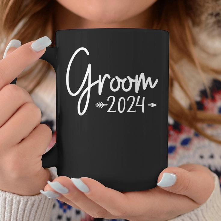 Groom Est 2024 Married Wedding Engagement Getting Ready Coffee Mug Funny Gifts