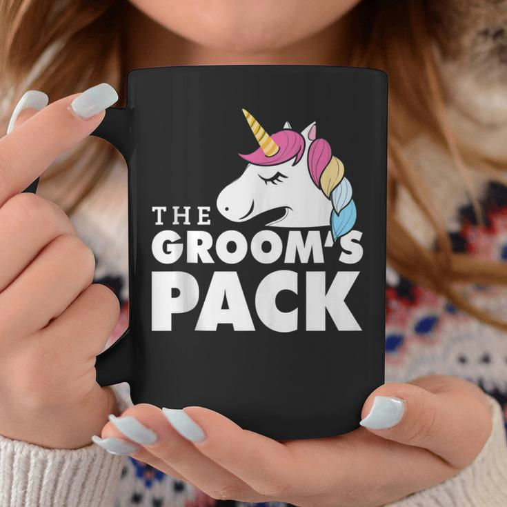 Groomsman Gay Bachelor Party Wedding Rainbow Unicorn Coffee Mug Unique Gifts