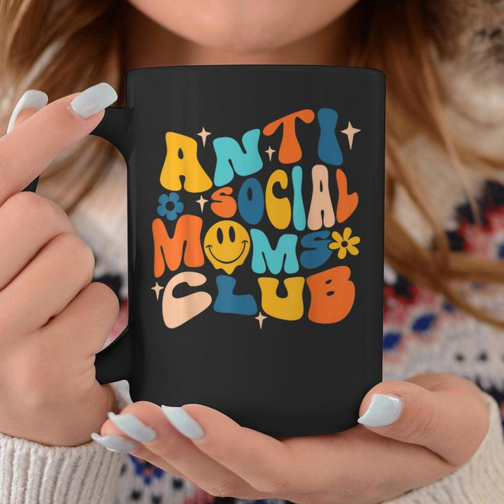 Groovy Anti Social Moms Club Mom Life Coffee Mug Unique Gifts