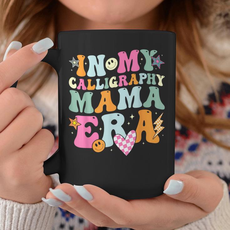 Groovy In My Calligraphy Mama Era Retro For Mama Women Coffee Mug Unique Gifts