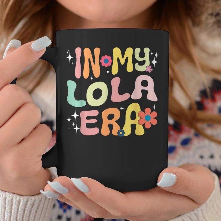 Groovy In My Lola Era Mom Grandma Coffee Mug Personalized Gifts