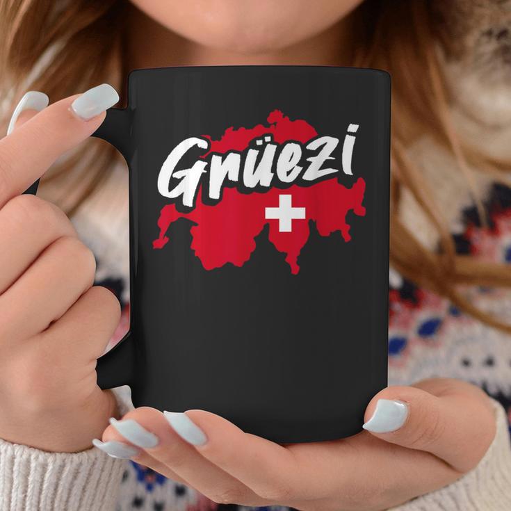 Grüezi Switzerland Switzerland Swiss German Dialect Tassen Lustige Geschenke