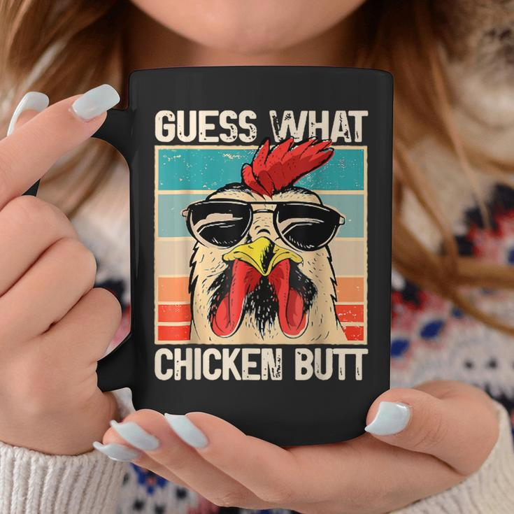 Guess What Chicken Butt _ Chicken Meme Coffee Mug Unique Gifts