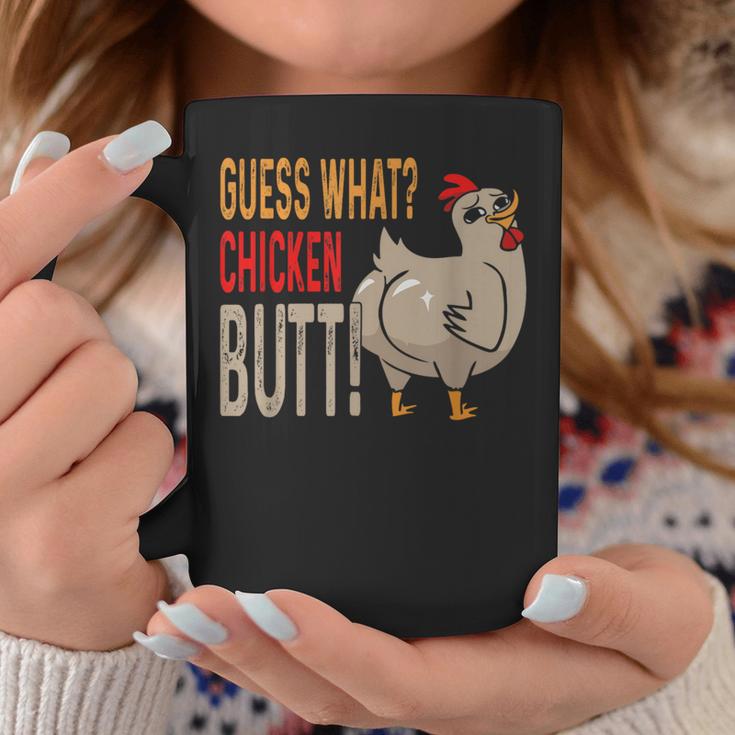 Guess What Chicken Butt Dad Siblings Friends Humor Coffee Mug Unique Gifts