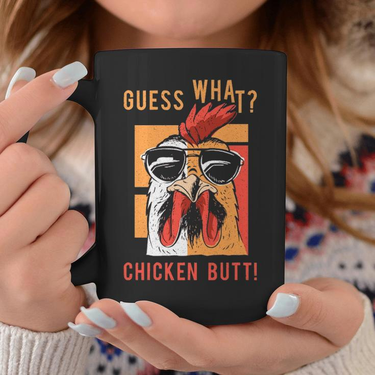Guess What Chicken Butt Dad Siblings Friends Humor Coffee Mug Unique Gifts