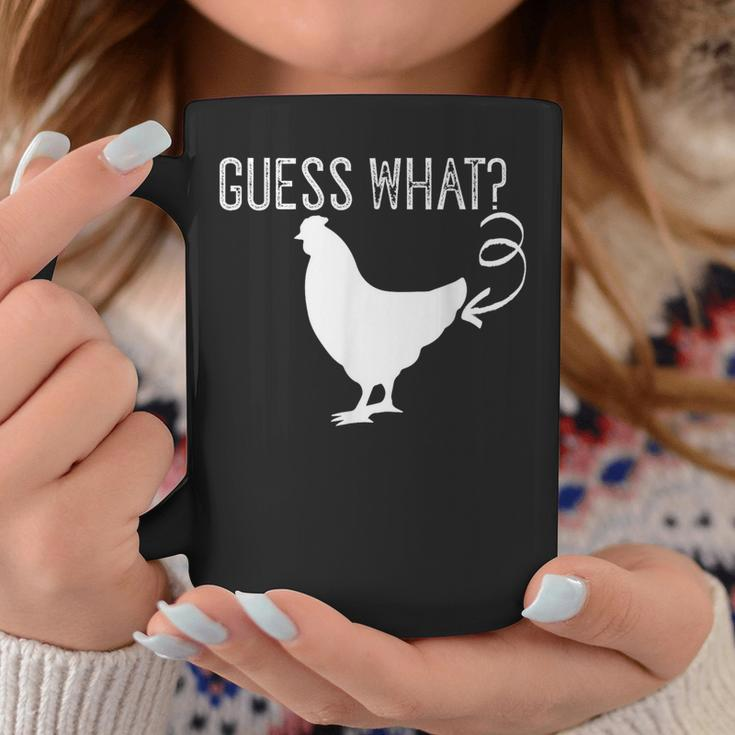 Guess What Chicken Butt Chicken Butt Joke Coffee Mug Unique Gifts