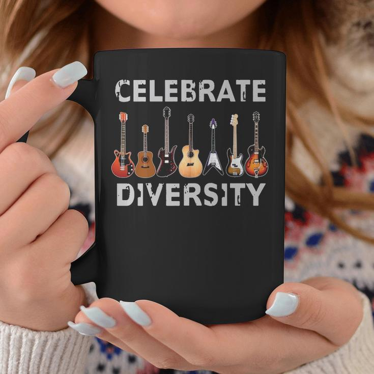 Guitar Celebrate Diversity Coffee Mug Unique Gifts