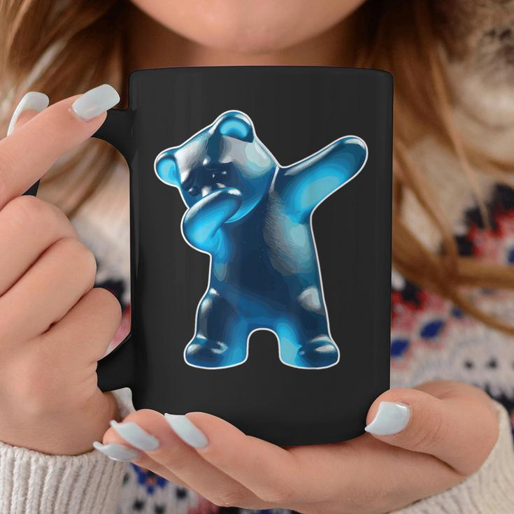 Gummy Bear Blue Gummy Bear Dabbing Gummy Bear Coffee Mug Funny Gifts