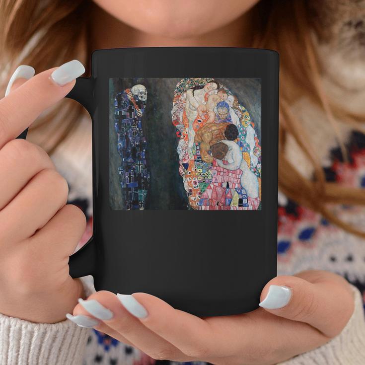 Gustav Klimt's Death And Life Famous Painting Coffee Mug Unique Gifts