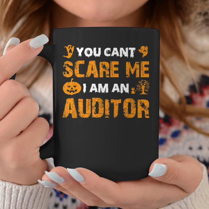 Halloween You Can't Scare An Auditor Costume Quote Coffee Mug Unique Gifts