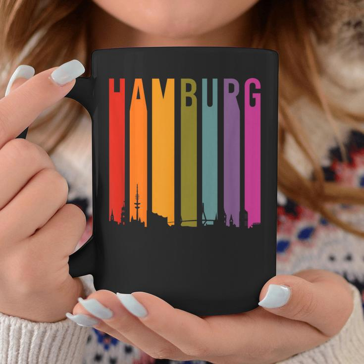 Hamburg Retro Skyline Souvenir Vintage Tassen Lustige Geschenke