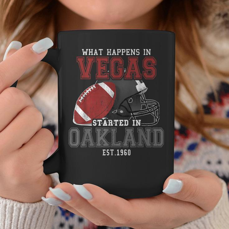 What Happens In Vegas Started In Oakland Perfect Sporty Coffee Mug Unique Gifts