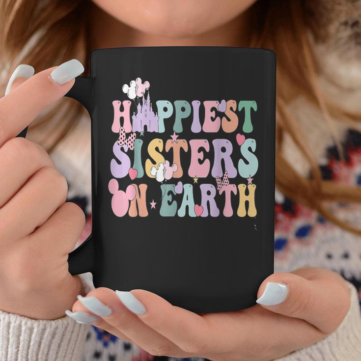 Happiest Sisters On The Earth Happy Birthday Sister Sister Coffee Mug Funny Gifts