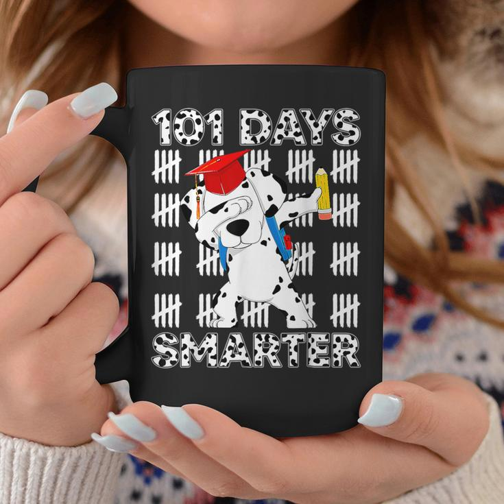 Happy 101 Days School Cute Dog 100 Days Smarter Teacher Coffee Mug Unique Gifts