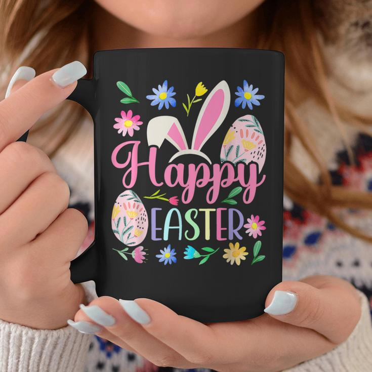 Happy Easter Bunny Spring Easter Egg Easter For Women Coffee Mug Funny Gifts