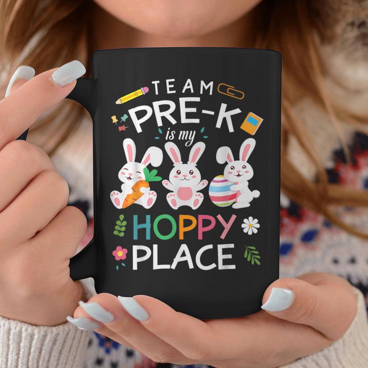 Happy Easter Teacher Student Team Pre-K Is My Hoppy Place Coffee Mug Unique Gifts