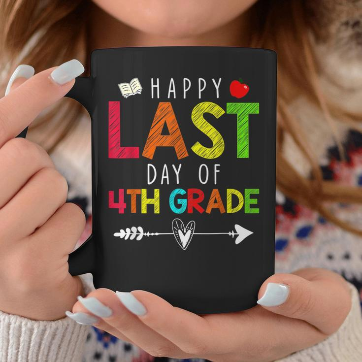 Happy Last Day Of 4Th Grade Teacher Students Coffee Mug Unique Gifts